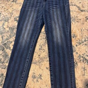 Women’s American Eagle Blue Striped Jeans